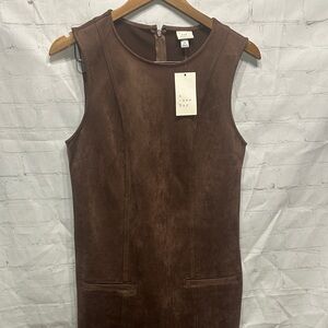 a new day Rich Brown Mini Dress